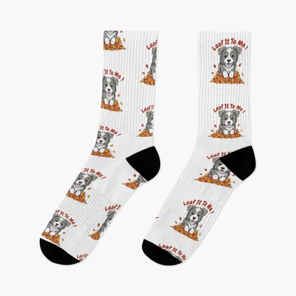 Item preview, Leaf It To Me Bearded Collie Dog Running in Fall Leaves Cute Autumn designed and sold by The Real Life Symphony.