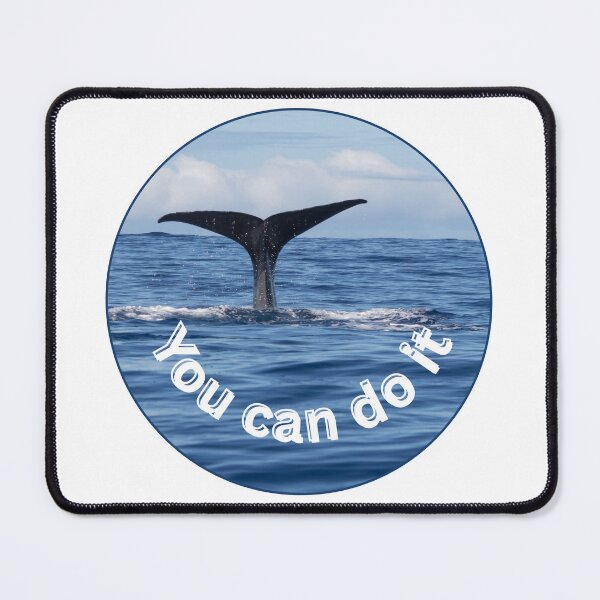 Item preview, Whale Fin – You can do it | Powerful Marine Design & Nature Photography designed and sold by Katja LebenFreude.