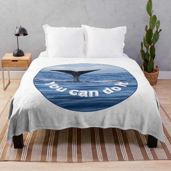 Item preview, Whale Fin – You can do it | Powerful Marine Design & Nature Photography designed and sold by Katja LebenFreude.