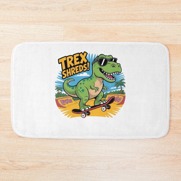 Item preview, T-Rex Skateboard Dino Shreds Fun designed and sold by k3rstman1.