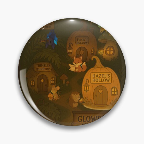 Item preview, Glowfern Hollow – The Lanternfolk Village designed and sold by GeoWild Designs.