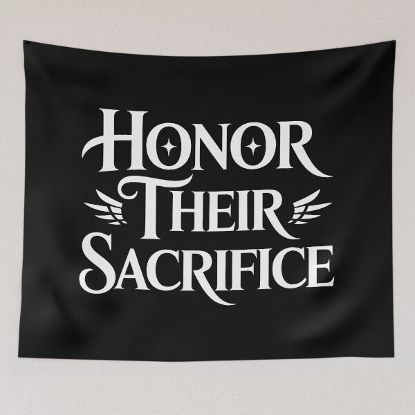 Item preview, Honor Their Sacrifice - Angelic Tribute designed and sold by DarylWelsh2024.