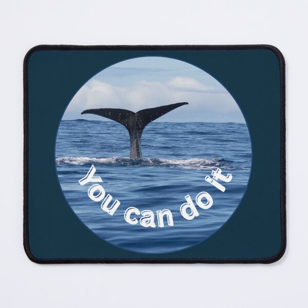 Item preview, Whale Fin – You can do it | Powerful Marine Design & Nature Photography designed and sold by Katja LebenFreude.