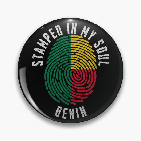 Item preview, Stamped In My Soul Benin Flag Fingerprint Benin Roots designed and sold by chrisrivait.