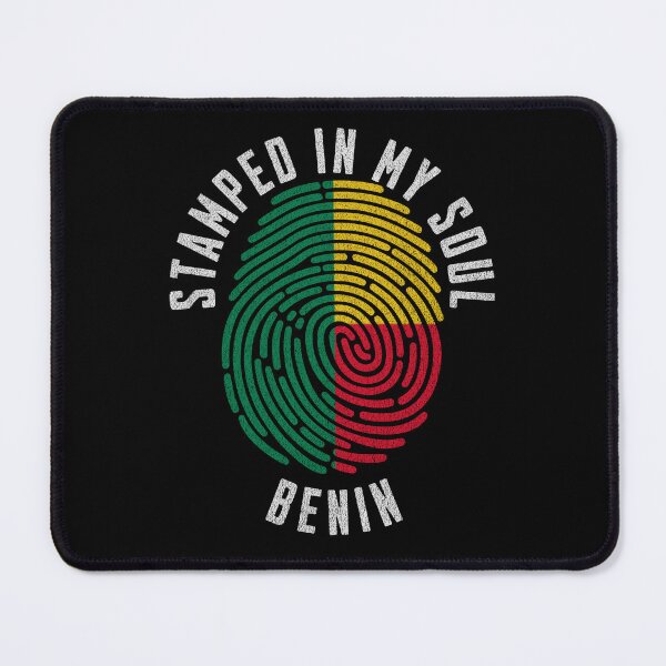 Item preview, Stamped In My Soul Benin Flag Fingerprint Benin Roots designed and sold by chrisrivait.