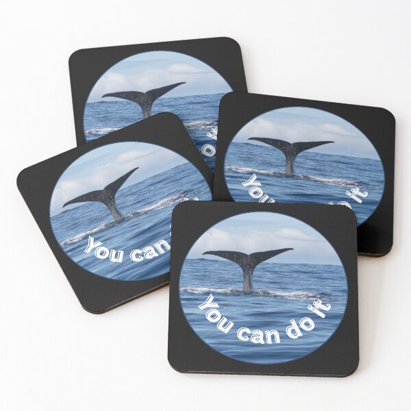 Item preview, Whale Fin – You can do it | Powerful Marine Design & Nature Photography designed and sold by Katja LebenFreude.