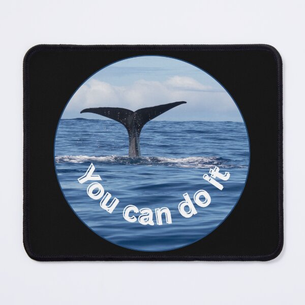 Item preview, Whale Fin – You can do it | Powerful Marine Design & Nature Photography designed and sold by Katja LebenFreude.