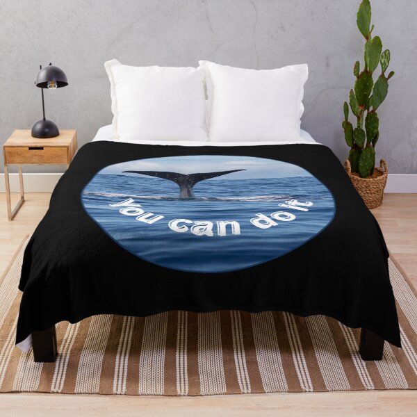 Item preview, Whale Fin – You can do it | Powerful Marine Design & Nature Photography designed and sold by Katja LebenFreude.