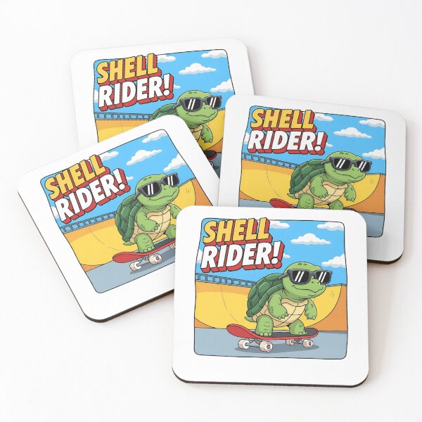 Item preview, Cool Turtle Skater Shell Rider Cartoon designed and sold by k3rstman1.