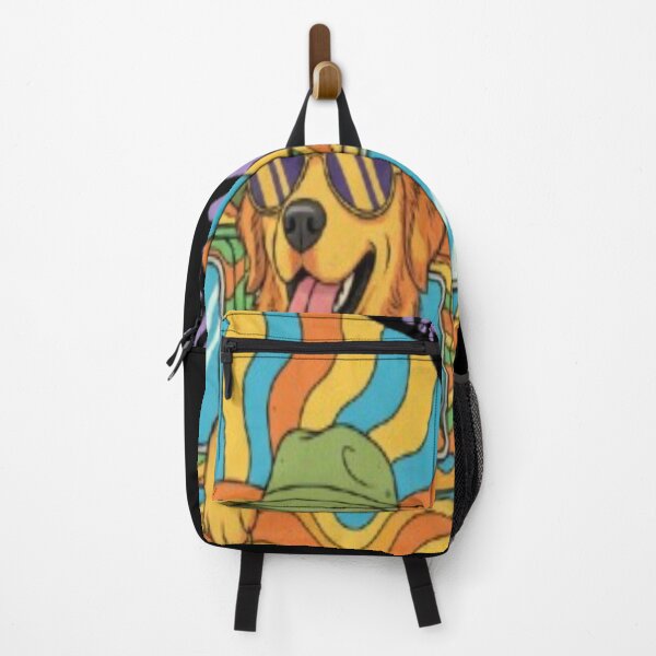 Item preview, Groovy Roadtrip Dog Retro Van Psychedelic Good Vibes designed and sold by creativerooney.