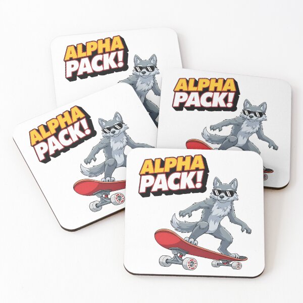Item preview, Alpha Pack Wolf Skater Cool Urban Animal designed and sold by k3rstman1.