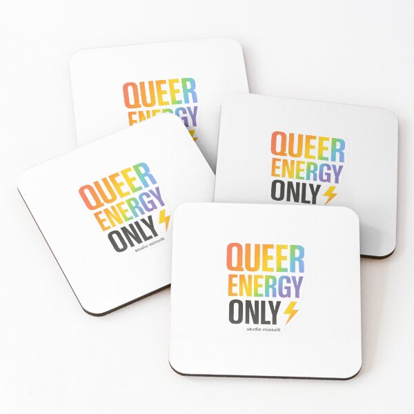 Item preview, Queer Energy Only- Pride Sticker  designed and sold by studioMintelli.