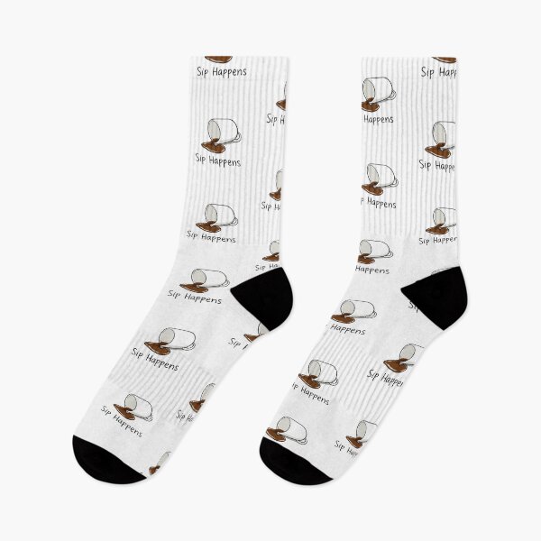Item preview, Sip Happens – Funny Spilled Coffee Cup Design designed and sold by CMdigit.