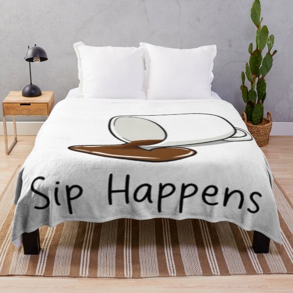 Item preview, Sip Happens – Funny Spilled Coffee Cup Design designed and sold by CMdigit.