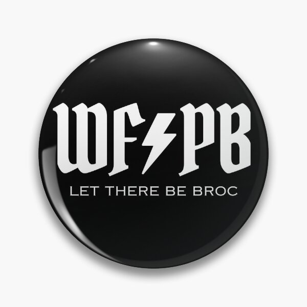 Item preview, WF⚡PB Whole Foods Plant Based Logo | Vegan Rock Nostalgia "Let There Be Broc" Design designed and sold by VegancoreGoods.