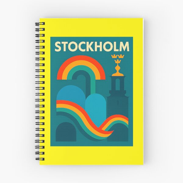 Item preview, LGBT Gay pride Rainbow flag Stockholm Pride designed and sold by JETSETPRIDE.