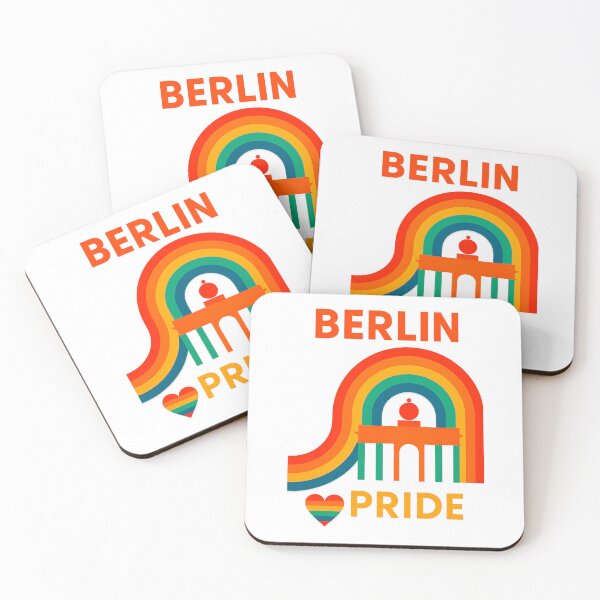 Item preview, LGBT Gay pride Rainbow flag Berlin Pride designed and sold by JETSETPRIDE.