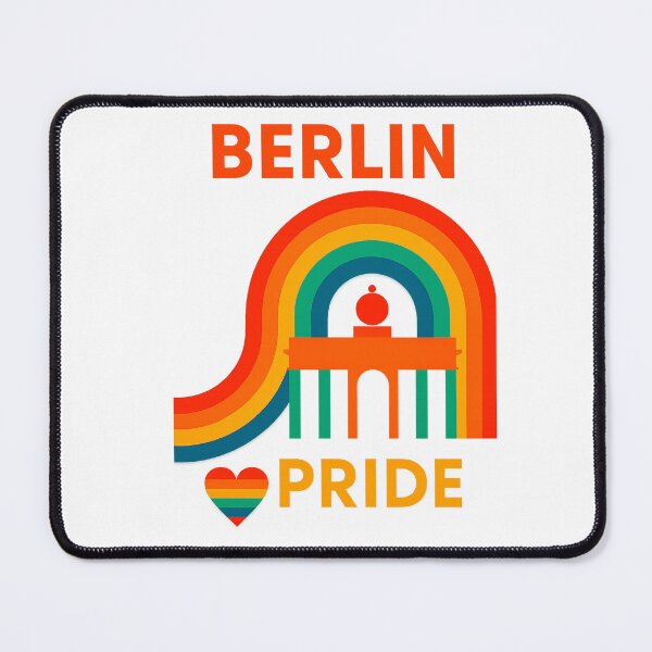Item preview, LGBT Gay pride Rainbow flag Berlin Pride designed and sold by JETSETPRIDE.