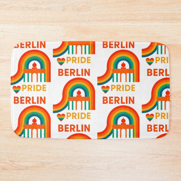Item preview, LGBT Gay pride Rainbow flag Berlin Pride designed and sold by JETSETPRIDE.