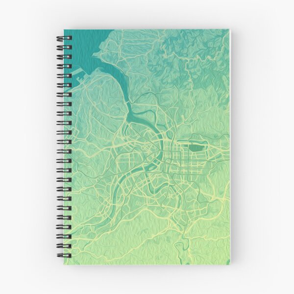 Item preview, Taipei Map Green designed and sold by mapsmuse.