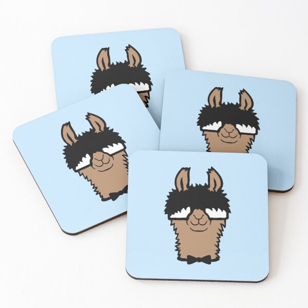 Item preview, Llama Nerd Geek Glasses Bow Tie Funny Alpaca designed and sold by shirt-o-mat.
