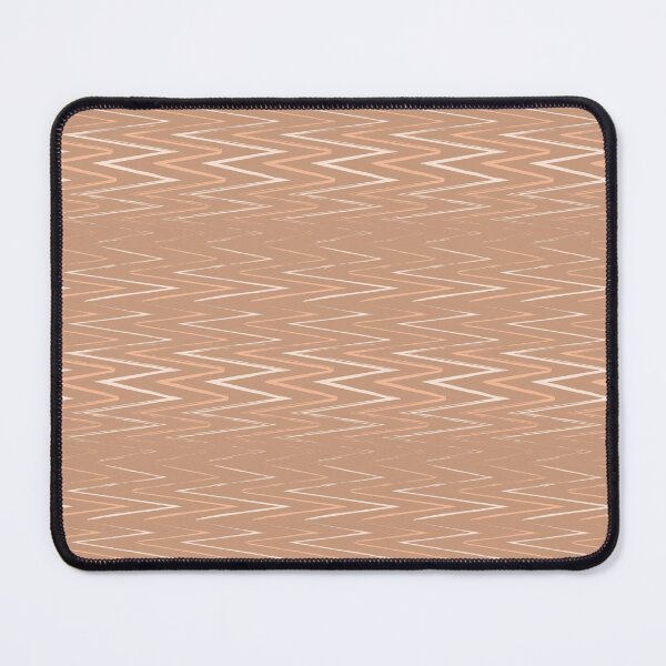 Item preview, Painterly Zigzags in Warm Browns designed and sold by ImpalaMoon.