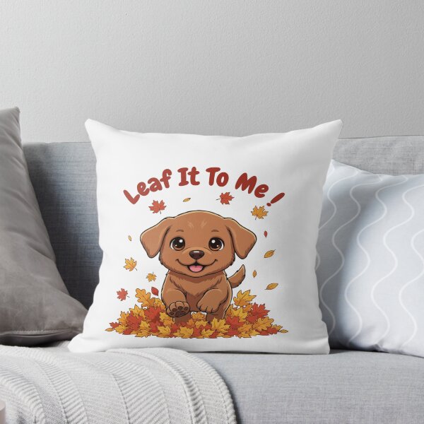 Item preview, Leaf It To Me Brown Labrador Retriever Dog Running in Fall Leaves Cute Autumn designed and sold by The Real Life Symphony.