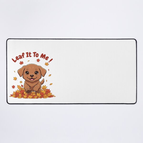 Item preview, Leaf It To Me Brown Labrador Retriever Dog Running in Fall Leaves Cute Autumn designed and sold by The Real Life Symphony.