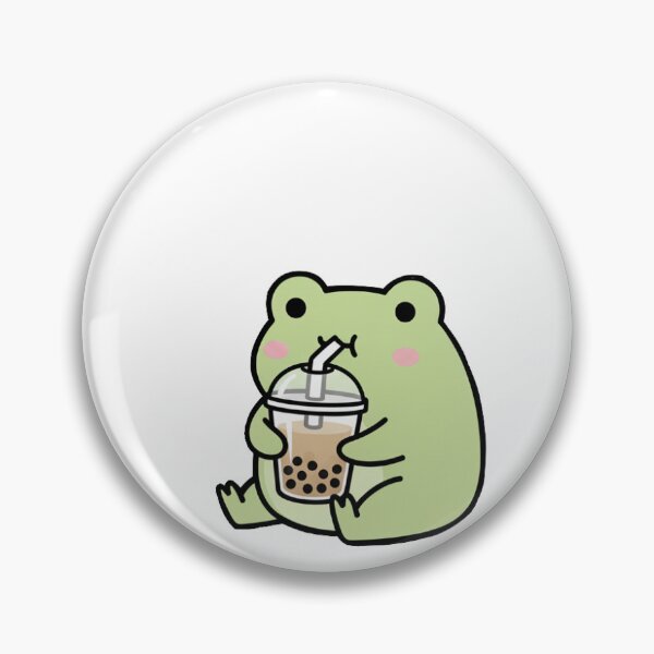 Item preview, Frog sipping on boba designed and sold by bubdesigns.