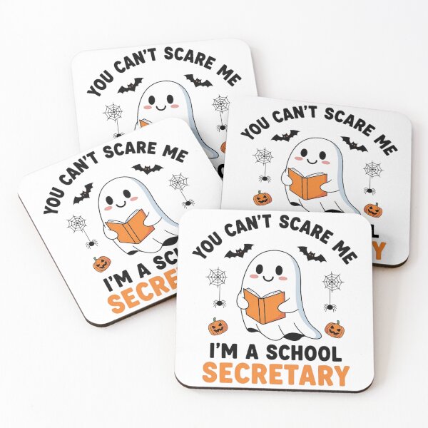 Item preview, Funny Halloween Ghost - You Cant Scare Me Im A School Secretary designed and sold by Jaanussar.