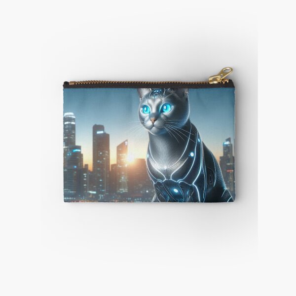 Item preview, futuristic cat designed and sold by Dogandesighn.