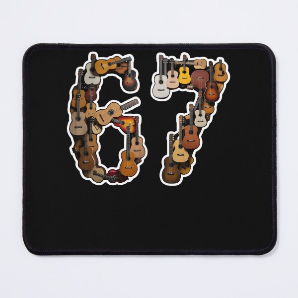Item preview, Number 67 Guitarist Music Guitar Sixty Seven Men Women designed and sold by clothesy7.