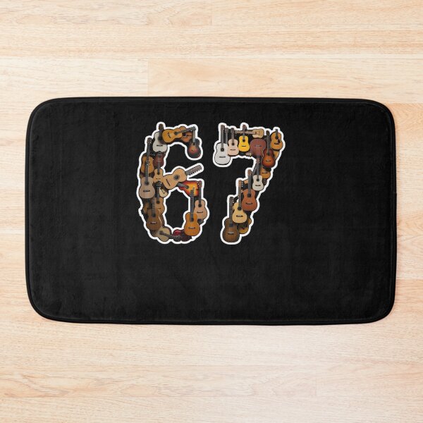 Item preview, Number 67 Guitarist Music Guitar Sixty Seven Men Women designed and sold by clothesy7.