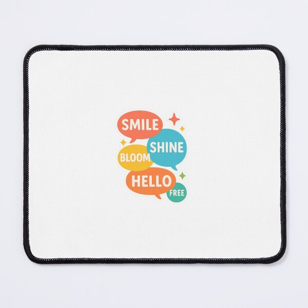 Item preview, Colorful Motivational Bubble Words – Energetic Minimalist Positive Vibes T-Shirt Design designed and sold by BetulTasarımSanatı.