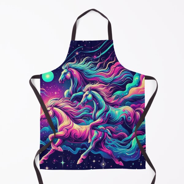 Item preview, Mystic colorful horses designed and sold by Dogandesighn.