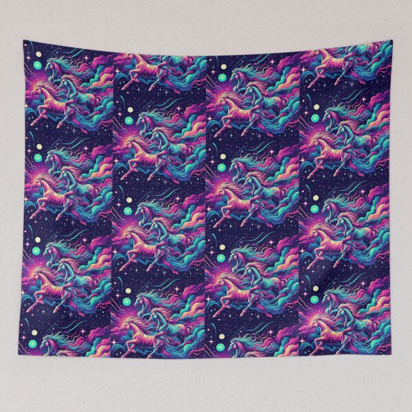 Item preview, Mystic colorful horses designed and sold by Dogandesighn.