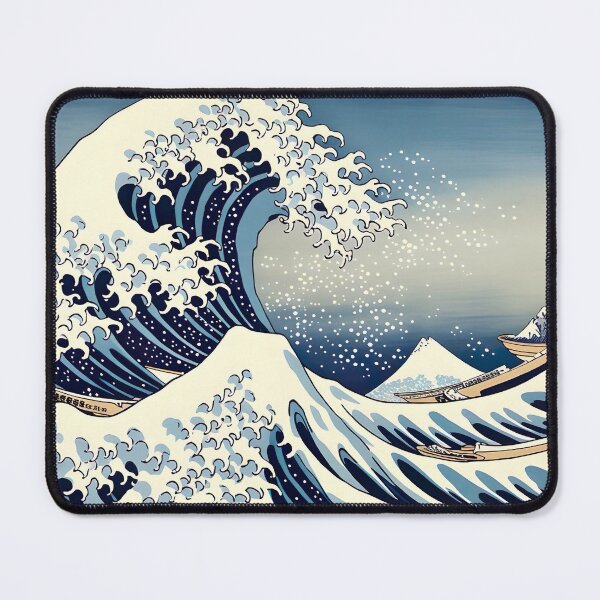 Item preview, Japanese Waves Wall Art, The Great Wave at Kanagawa Poster Reproduction, Great Wave Print, Katsushika Hokusai Poster, Museum Quality Art designed and sold by SavageVision.