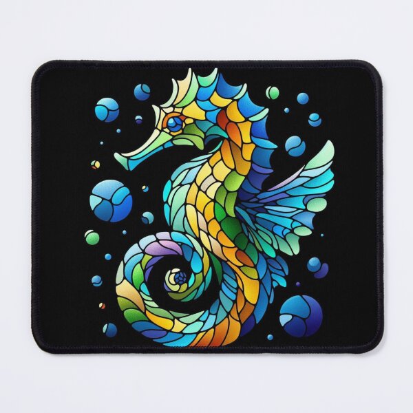 Item preview, colorful seahorse designed and sold by Dogandesighn.