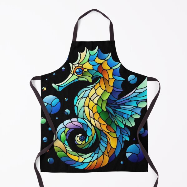 Item preview, colorful seahorse designed and sold by Dogandesighn.