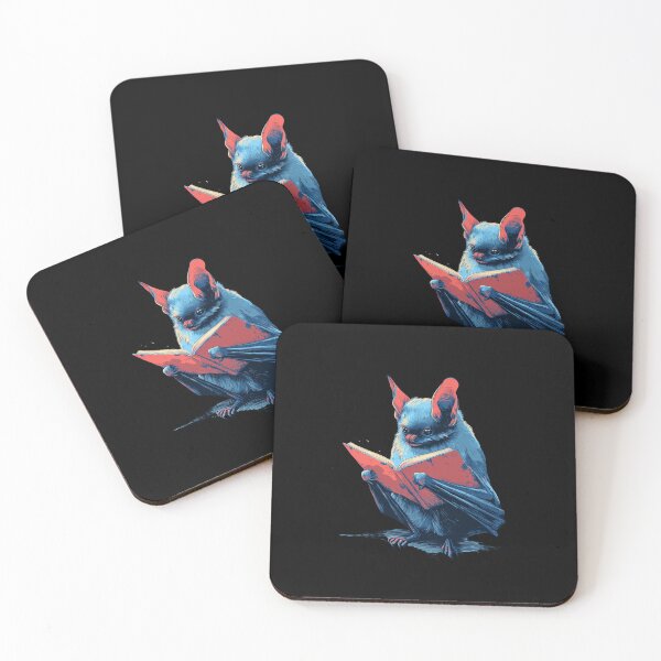 Item preview, Cute Halloween Bat Reading a Book designed and sold by TheColorKey.