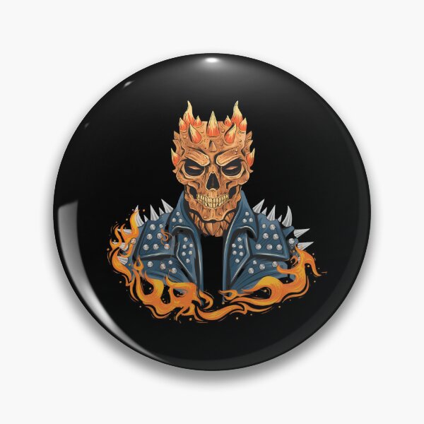 Item preview, Ghost Rider Blazing Skull Halloween designed and sold by lojadpop.