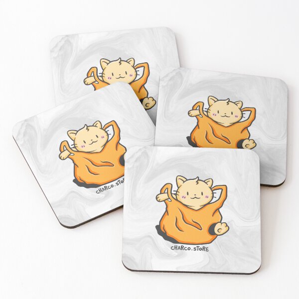 Item preview, Lovely Things | Cozy Cat – Kawaii Cat in a Bag Design designed and sold by Charco.Store – Bold Expressive Graphics & Alt Streetwear Art.