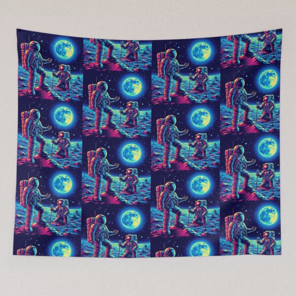 Item preview, Astronauts at moon designed and sold by Dogandesighn.