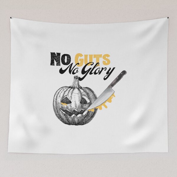 Item preview, Halloween Horror Jack O’Lantern  – No Guts, No Glory Pumpkin Carving designed and sold by SunandShade.