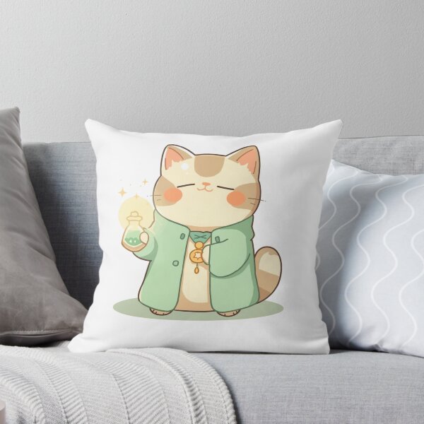 Item preview, Cute Cat Potion T-Shirt | Kawaii Fantasy Cat Lover Design | Adorable Magical Pet Illustration designed and sold by RungsitDesign.