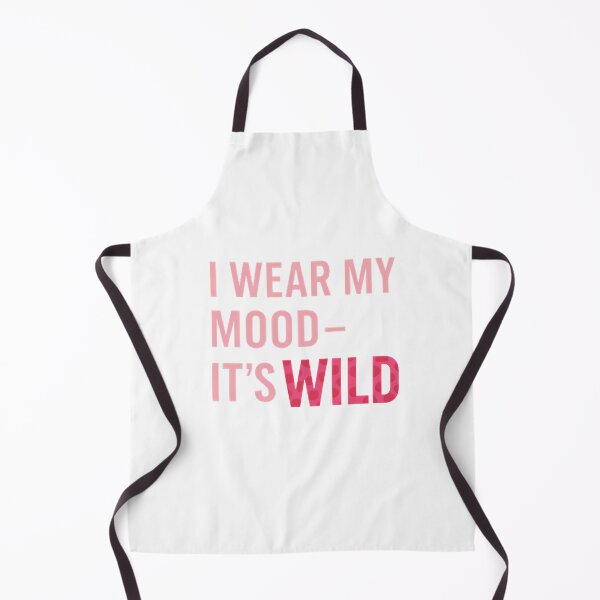 Item preview, Leopard Print Typography Design pink | “I wear my mood - it's wild” Minimalist Quote Design | Fashion leopard designed and sold by DebuggedDressed.