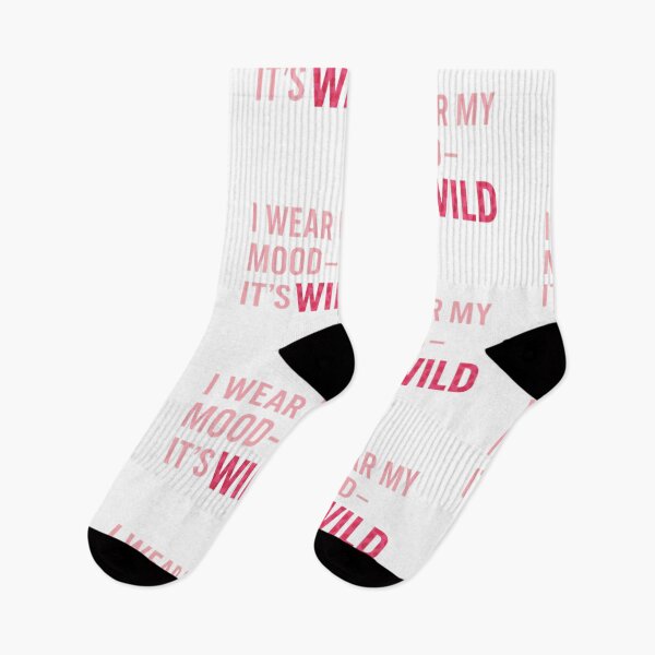 Item preview, Leopard Print Typography Design pink | “I wear my mood - it's wild” Minimalist Quote Design | Fashion leopard designed and sold by DebuggedDressed.