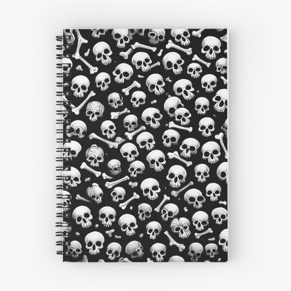 Item preview, skull pattern black white designed and sold by PR7M.
