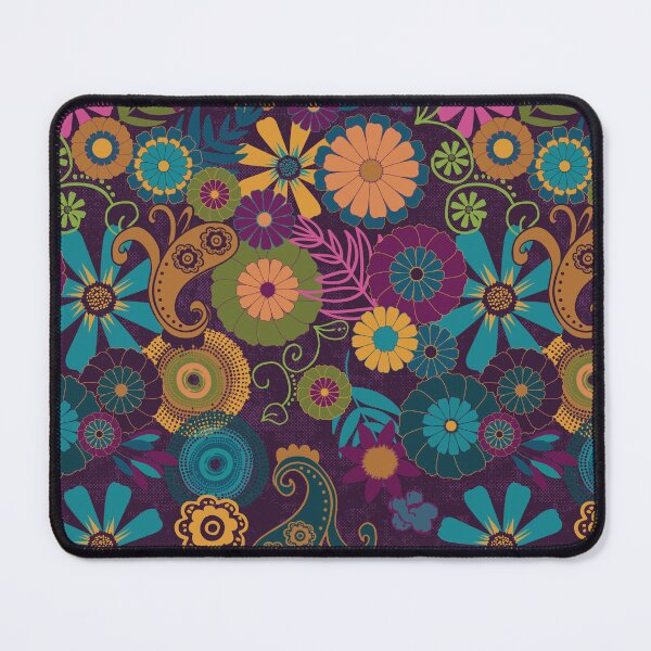 Item preview, Boho Bloom Garden in Jewel Tones designed and sold by Yidzza.