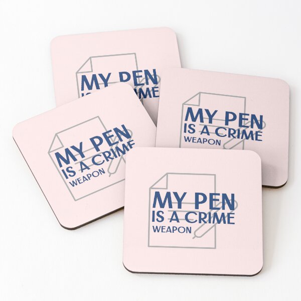 Item preview, My Pen is a Crime Weapon - crime writer  designed and sold by TaurusC95.